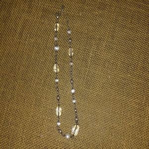 Silpada necklace sterling silver pearl quartz 925